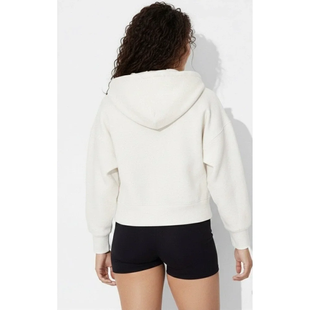 Wild Fable Light Gray Zip Up Hoodie Women XL‎ Casual Loungewear Sweatshirt - Picture 2 of 3